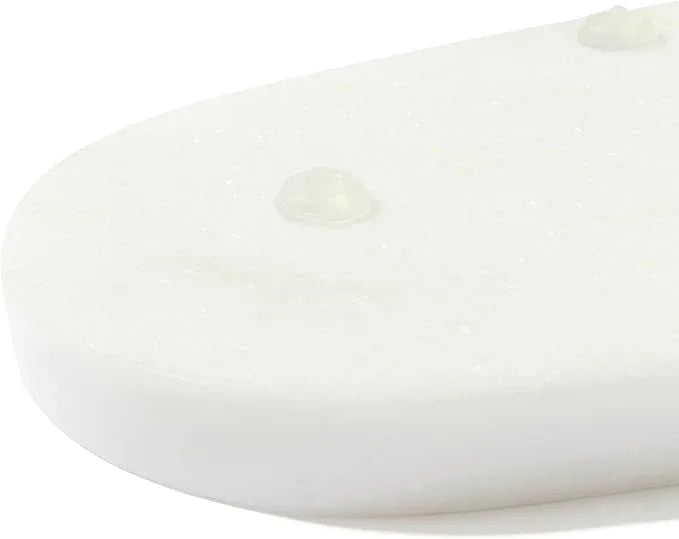 PracFit Natural Marble Tray – Real Stone for Bathroom, Vanity, Counter, and Home Decor. Perfect for Jewelry, Candles, and Cosmetics. Durable, Elegant, and Unique Made of Real Stone（Green） - ModernBath