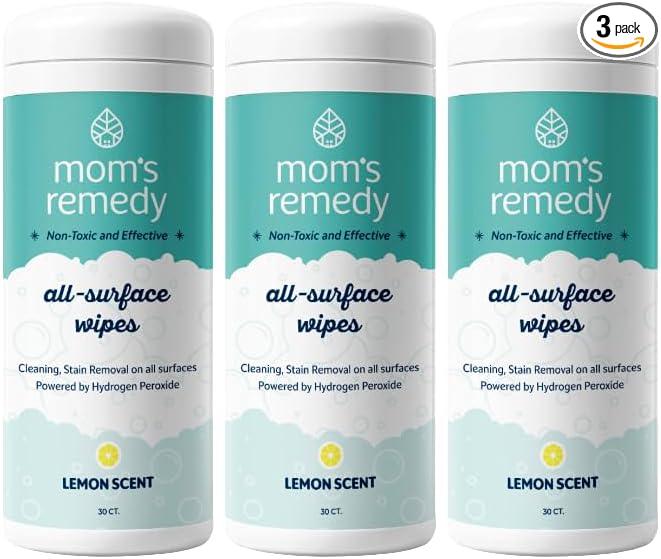 MOMREMEDY Hydrogen Peroxide Cleaning Wipes | All Purpose Cleaner and Stain Remover | Multipurpose for Kitchen, Bathroom, All Surfaces - ModernBath