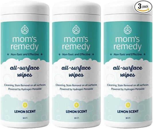 MOMREMEDY Hydrogen Peroxide Cleaning Wipes | All Purpose Cleaner and Stain Remover | Multipurpose for Kitchen, Bathroom, All Surfaces - ModernBath
