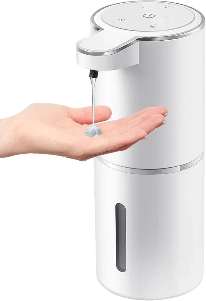 Gotofine Automatic Liquid Soap Dispenser,4-Level Adjustable, Wall Mount,USB Rechargeable,12.8oz/ 380ml,Touchless Hand & Dish Soap Dispenser for Bathroom, Kitchen,Hotel, Restaurant - ModernBath