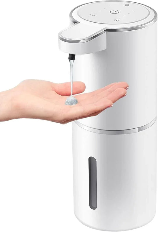 Gotofine Automatic Liquid Soap Dispenser,4-Level Adjustable, Wall Mount,USB Rechargeable,12.8oz/ 380ml,Touchless Hand & Dish Soap Dispenser for Bathroom, Kitchen,Hotel, Restaurant - ModernBath
