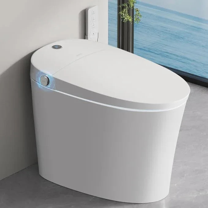 EPLO Smart Toilet Bidet with Tank,Foam Shield,Blackout Flush,Dual Auto Flush,Heated Seat,Air Dryer,Modern Elongated Japanese One Piece Bidet for Bathrooms E18 - ModernBath
