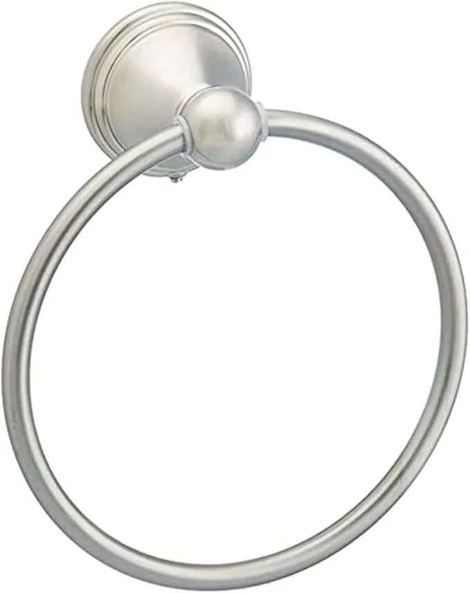 Amazon Basics 5 Piece, Satin Nickel AB-BR817-SN Bathroom Hardware Set, Variety Pack - ModernBath