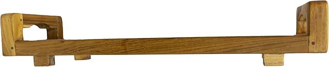 EcoDecors, 29 inch, with LiftAid Handles, Bath Tray for Tub, Bath Tub Tray Wood, Bathtub Table, Caddy for Bathtub in Natural Teak - ModernBath
