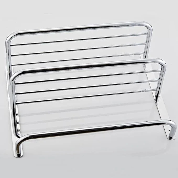 2-Tier Towel Rack Floating Shelf with Towel Bar, 30-Inch W x 8.25-Inch D Bathroom Hotel Towel Shelf, Wall Mount, Mounting Hardware Included,Polished Chrome - ModernBath