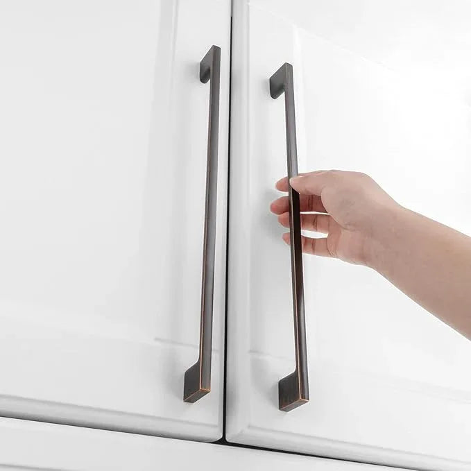 KOOFIZO 1 Pack 11-5/16 Inch Oil Rubbed Bronze Kitchen Cabinet Pulls Rubbed Bronze Cabinet Handles Bronze Cabinet Hardware for Kitchen Cabinets Drawer P01 Dresser Cupboard Bedroom Bathroom - ModernBath