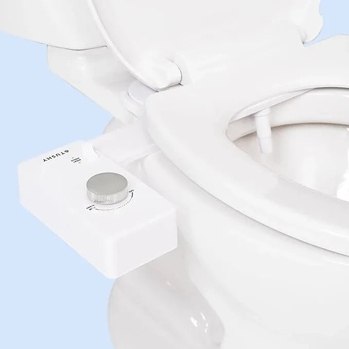 TUSHY Classic 3.0 Bidet Toilet Seat Attachment - A Non-Electric Self Cleaning Water Sprayer with Adjustable Water Pressure Nozzle, Angle Control & Easy Home Installation (Platinum) - ModernBath