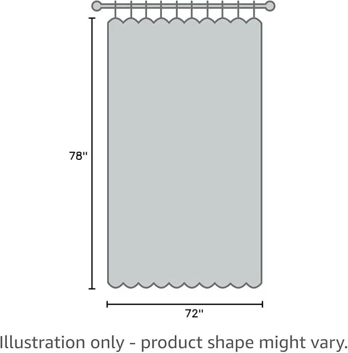 Gibelle Long Shower Curtain 72 x 78, Grey Floral Shower Curtain for Bathroom, Watercolor Plant Eucalyptus Leaves Fabric Shower Curtain Set - ModernBath