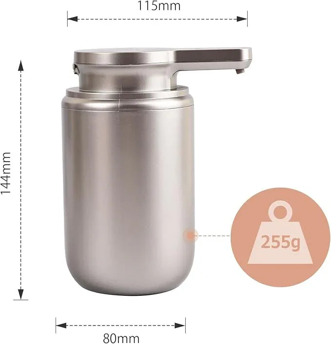 LAOPAO Automatic Soap Dispenser, Liquid Hand Soap Dispenser for Bathroom Kitchen Rechargeable Touchless Hand Soap Pump, 10oz - ModernBath