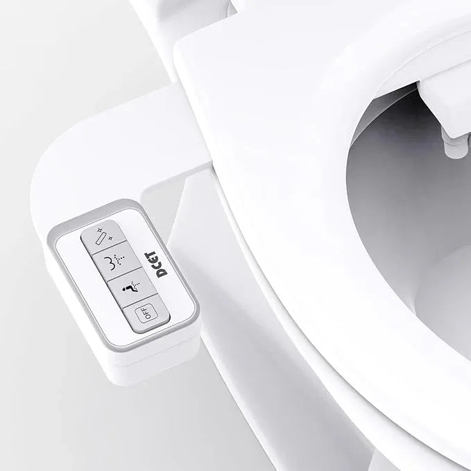 Bidet Attachment for Toilet - Non-Electric Self-Cleaning Dual Nozzles (Feminine & Rear Wash), Adjustable Water Pressure Control, Fresh Cold Water Sprayer - ModernBath