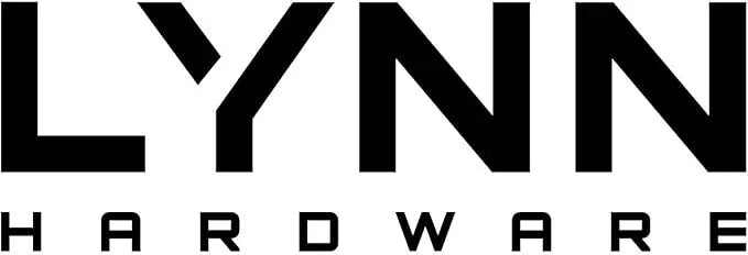 LYNN HARDWARE Medium/Heavy Duty Designer Commercial Lever Door Lock - Bathroom Privacy w/Door Indicator, Restroom Door Knob, Commercial Door Handle, Bathroom Lock, Occupied Door Handle, Satin Chrome - ModernBath