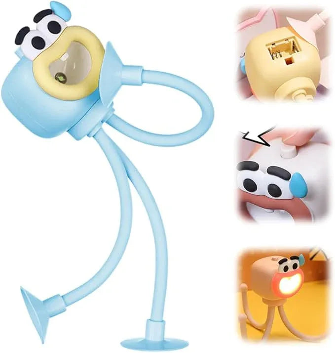 Changeable Shape Funny Night Light,2025 DIY Shape Night Lights for Adults Boys Girls Room,Night Light for Bedroom Bathroom Hallway Kitchen Christmas Decorations (Blue) - ModernBath