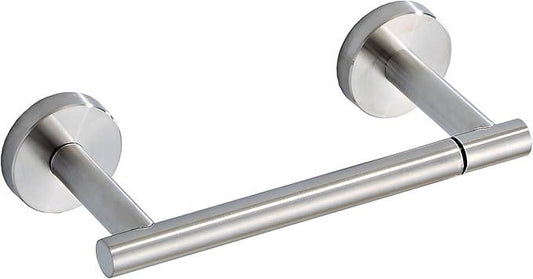 Toilet Paper Holder Wall Mount, Brushed Nickel Bathroom Toilet Paper Holder for SUS 304 Stainless Steel, Double Post Pivoting Toilet Paper Roll Holder for Bathroom RV Paper Towels for TP - ModernBath