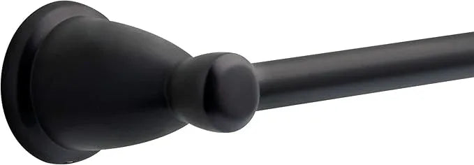 Franklin Brass Kinla 3-Piece Bathroom Set Matte Black 24" Towel Bar Rack, Toilet Paper Holder, Ring KIN3PC-MB - ModernBath