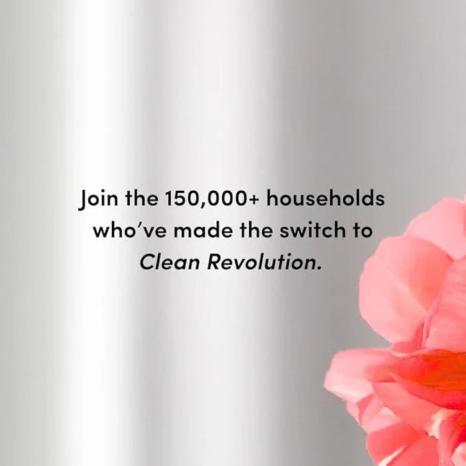 Clean Revolution Foaming Hand Soap, Gentle, Moisturizing, Ready To Use Formula, Real Essential Oils, Gluten Free, Geranium Mint, 128 Fl Oz - ModernBath