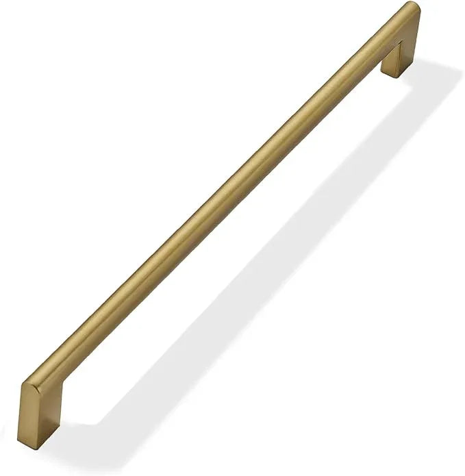 khtumeware Appliance Handle Pull 18 Inch Hole Center 1 Pack,Brushed Brass Heavy Duty Solid Cabinet Pulls,Kitchen Drawer Handle, Hardware for Bathroom, Drawer, Cabinet, Door Cabinet - ModernBath