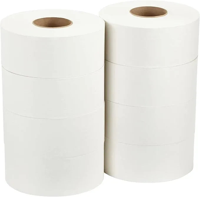 Georgia-Pacific Pacific Blue Basic 2-Ply Jumbo Jr. 9" Toilet Paper by GP PRO (Georgia-Pacific), 12798, 1,000 Linear Feet per Roll, 8 Rolls Per Case - ModernBath