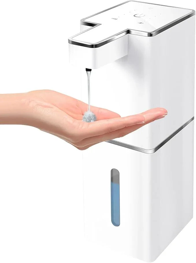 JEMISUN Automatic Liquid Soap Dispenser Touchless Soap Dispenser 380ml/12.8oz Rechargeable, Wall Mounted,4 Levels Adjustable Auto Soap Pump for Bathroom Kitchen Dish Soap - ModernBath