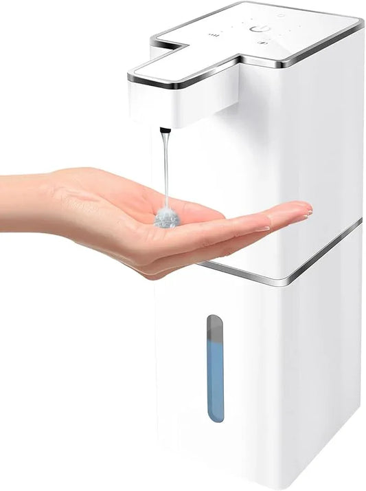 JEMISUN Automatic Liquid Soap Dispenser Touchless Soap Dispenser 380ml/12.8oz Rechargeable, Wall Mounted,4 Levels Adjustable Auto Soap Pump for Bathroom Kitchen Dish Soap - ModernBath