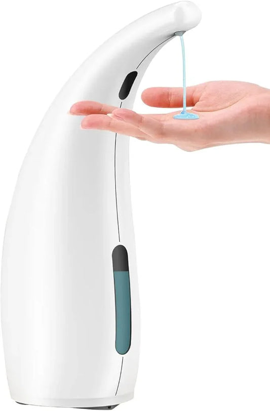 Automatic Soap Dispenser Touchless Modern Minimalist Magnetic Charging Infrared Inductio Kitchen and Bathroom Soap Pump 10oz/300ml White (White) - ModernBath