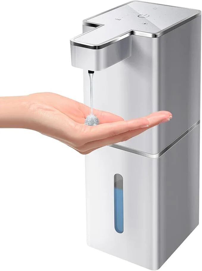 JEMISUN Automatic Liquid Soap Dispenser Touchless Soap Dispenser 380ml/12.8oz Rechargeable, Wall Mounted,4 Levels Adjustable Auto Soap Pump for Bathroom Kitchen Dish Soap - ModernBath