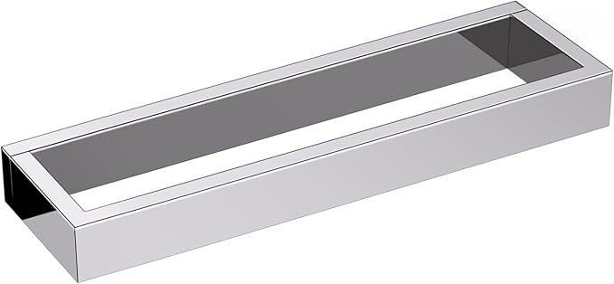 TNOMS Single Towel Bar Towel Holder Bathroom Hardware Accessories,Stainless Steel Wall-Mounted Towel Rack Towel Rail,12 Inches Polished Chrome - ModernBath