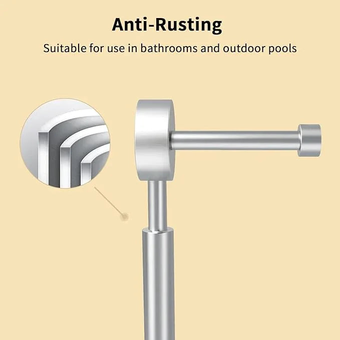 YUMORE Toilet Paper Holder Stand, Modern Style Freestanding Bathroom Tissue Roll Stand with Sturdy Base for Bathroom & Living Room (Brushed Nickel, 1 Roll) - ModernBath