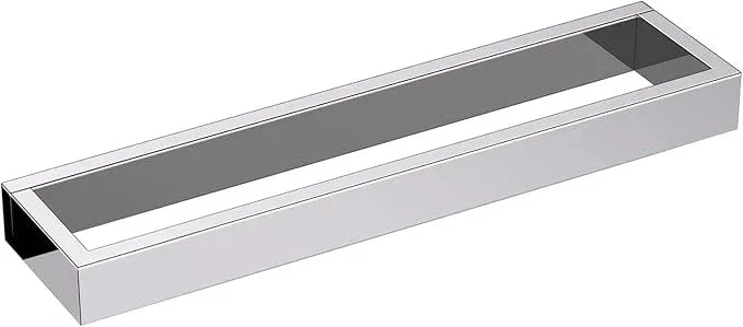 TNOMS Single Towel Bar Towel Holder Bathroom Hardware Accessories,Stainless Steel Wall-Mounted Towel Rack Towel Rail,16 Inches Polished Chrome - ModernBath