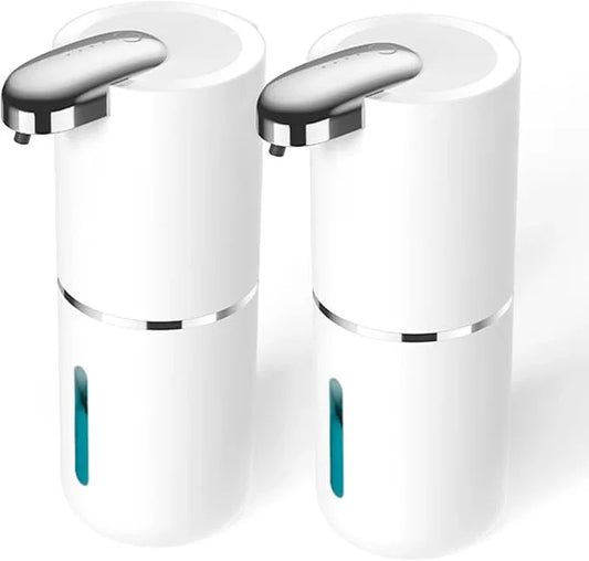 2 Pack Automatic Soap Dispenser, Touchless Foam Soap Dispenser,USB Rechargeable Dispenser Electric Wall Mounted Motion Sensor Waterproof Dispenser Pump for Bathroom Kitchen Dish Soap - ModernBath