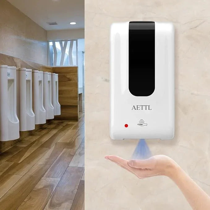 AETTL Soap Dispenser,Touchless Automatic Foaming Hand Sanitizer Dispenser Wall Mount, 40oz Motion Sensor Foam Liquid Refill Bottle Sanitizer Dispensing for Bathroom Kitchen Home - ModernBath