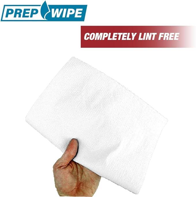 26029 Prep Wipe WHITE Lint Free Cleaning Towels Pack of 300 Sheets, 10" x 14" (1 Box) - Multi-purpose, Reusable, Perforated, Industrial Grade Perforated Sheets- 26029 - ModernBath