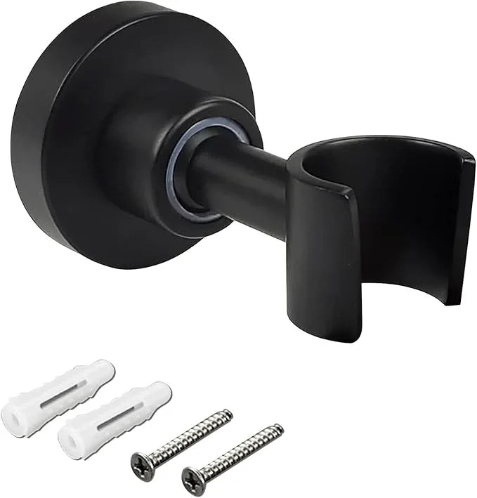 PHASAT Shower Head Holder Wall Mount SUS304 Stainless Steel Shower Wand Holder,Adjustable Handheld Shower Head Bracket Holder Matte Black,A13021B - ModernBath