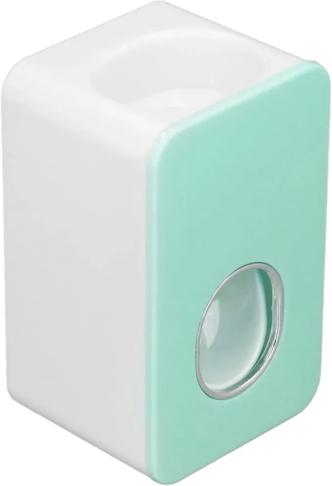 Automatic Toothpaste Dispenser Wall Mount Bathroom Accessories ABS with Super Glutinous Suction Pad for Kids Family(Green) - ModernBath