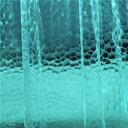 Adwaita 3D Watercube Shower Curtain Liner,No Odors, Eco Friendly (Teal) - ModernBath