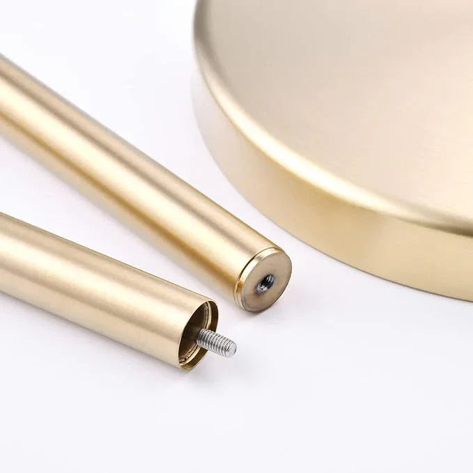 SHUNLI Toilet Paper Holder Stand with Storage, Brushed Gold, SUS304 Stainless Steel, 18x7x58cm, 4-5 Roll, 2.2kg, Modern, 7782BG - ModernBath