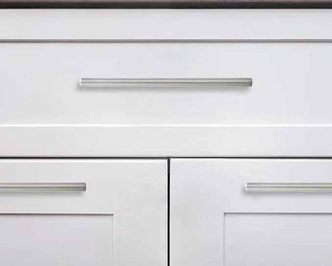 khtumeware 3-1/2 Inch Hole Center 2-Pack,Brushed Satin Nickel Heavy Duty Soild Cabinet Pulls,Kitchen Drawer Handle, Hardware for Bathroom, Drawer, Cabinet, Door Cabinet - ModernBath