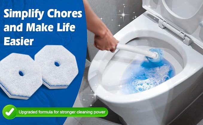 50Count Refills Disposable Toilet Brush Refills, Toilet Cleaning Brush,Toliet Wand Refills,Toilet Bowl Clean Refill Pads,Toilet Brush Head is Compatible with Most Toilet Brush Handles - ModernBath