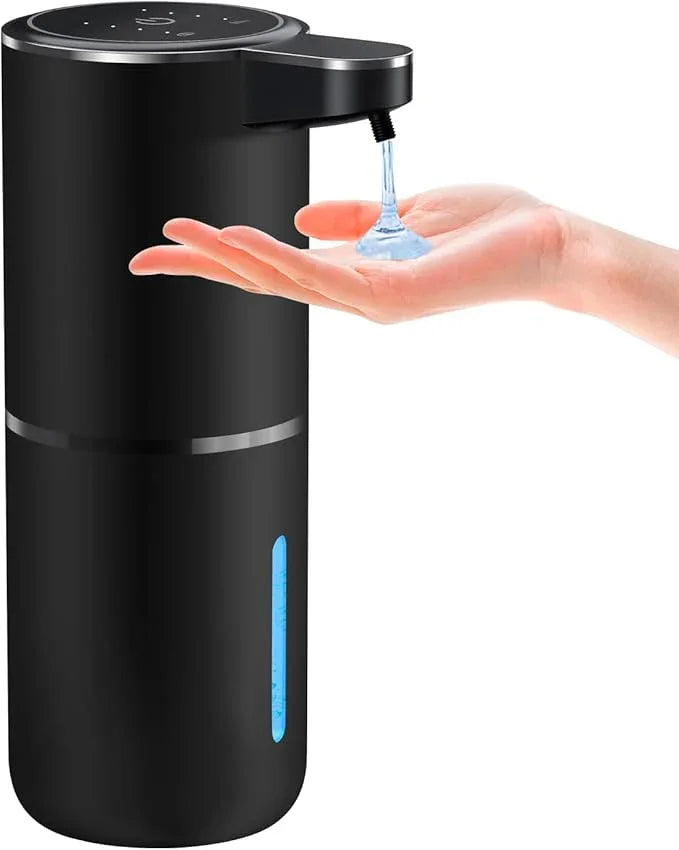 Automatic Liquid Soap Dispenser,4 Level Adjustable Liquid Dispenser, Rechargeable Soap Dispenser with USB Type C Rechargeable, 12.8oz/ 380ml Touchless Hand & Dish Dispenser for Bathroom, Kitchen - ModernBath
