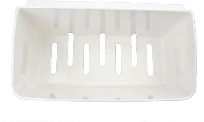 Bath Shelve, Adhesive Shelf Shower Caddy Bathroom Organizer, No Drill Wall Mounted Shower Caddy Basket Plastic，White Storage Rack for Bathroom/Kitchen - ModernBath