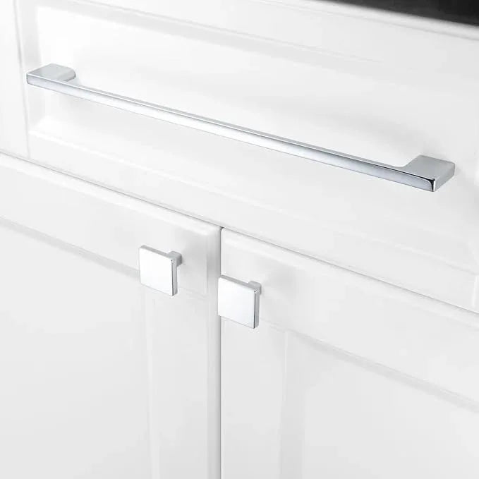 KOOFIZO 1 Pack 11-5/16 Inch Polished Chrome Kitchen Cabinet Pulls Chrome Cabinet Handles Chrome Cabinet Hardware for Kitchen Cabinets Drawer P01 Dresser Cupboard Bedroom Bathroom - ModernBath