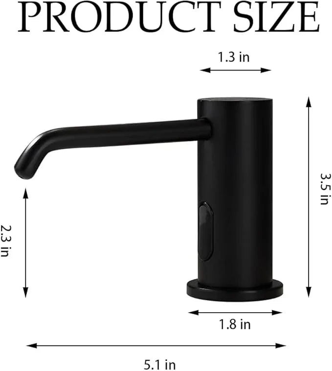 Automatic Touchless Soap Dispenser with 1000ml Capacity, Infrared Sensors, Built-in Sink Soap Dispenser for Bathroom, Kitchen, Commercial Use, Smart Home - ModernBath