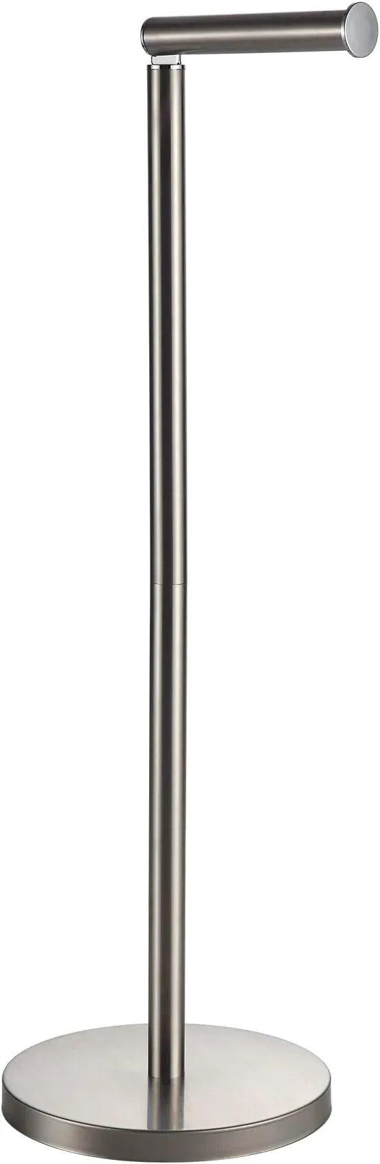BGL Freestanding Toilet Paper Holder Brushed Nickel, Tissue Holder with Reserve Storage Paper Rolls, Toilet Paper Holder On Floor - ModernBath
