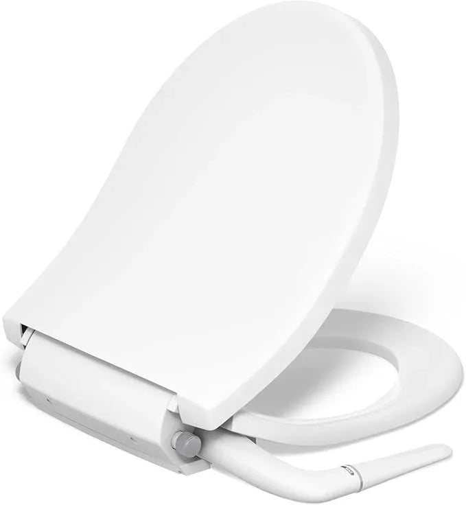 Kohler PureWash M250 Manual Round Bidet Toilet Seat, White, Quiet-Close Lid Prevents Slamming, Easy Installation with Quick-Release Hinges, Adjustable Spray Position & Pressure - ModernBath