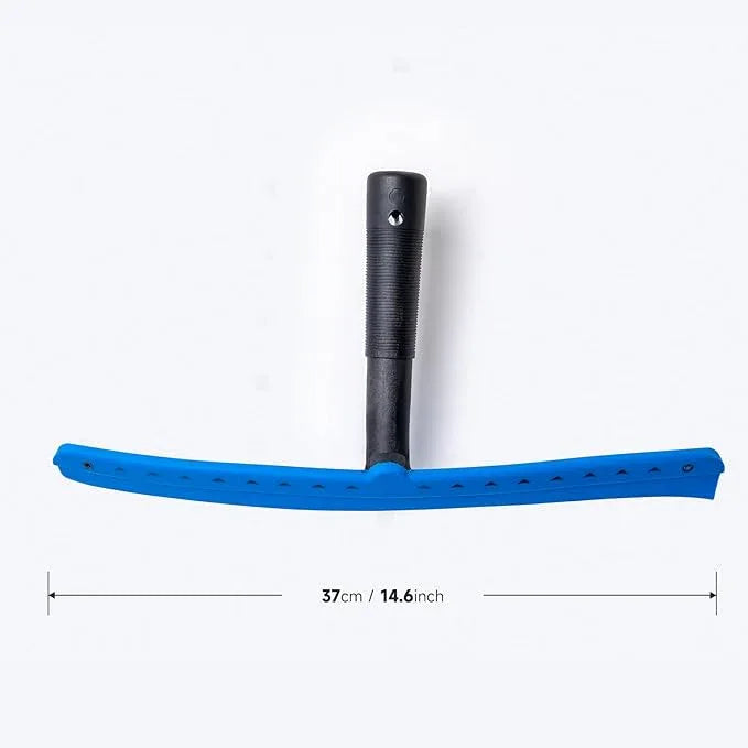 FOSHIO 15 inch Blue Windshield Squeegees, All-Purpose Streak-Free Silicone Squeegee for Window, Bathroom, Glass Shower Doors, Mirror, Car Window - ModernBath