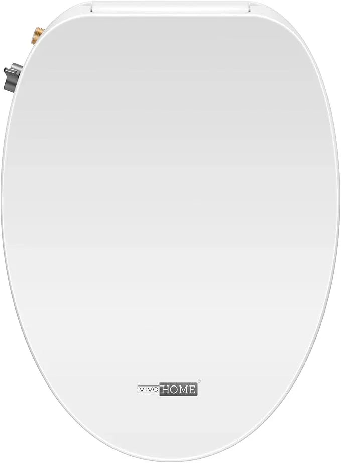 VIVOHOME Smart Heated Bidet Toilet Seat with Self-Cleaning Nozzle for Rear and Front Cleansing, Warm Air Dryer with Adjustable Temperature Settings, Soft Close Lid, Nightlight - ModernBath