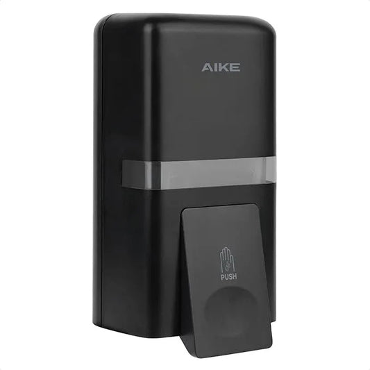 AIKE Wall Mount Liquid Soap Dispenser, 27oz Large Capacity with Extended Pump for Commercial Bathrooms,AK1008(Black) - ModernBath