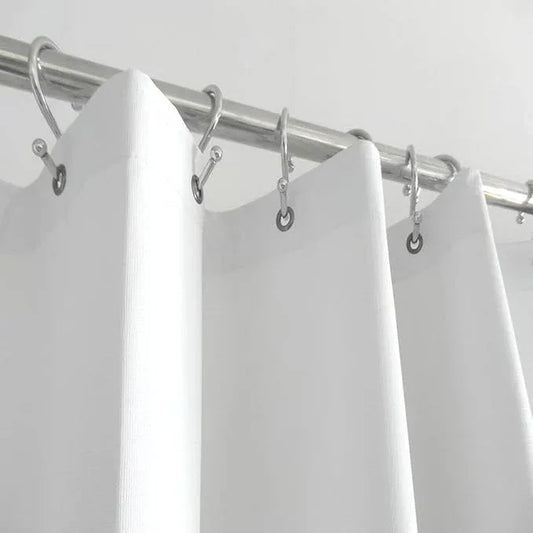 MhhYLL Flame Retardant Shower Curtain,Mesh Reinforced 15 G Vinyl Fabric for Bathroom Use 42 x 72 Inches - ModernBath