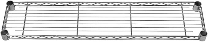 Shelving Inc. 8" d x 36" w Chrome Wire Shelving with 3 Tier Shelves, Weight Capacity 800lbs Per Shelf - ModernBath
