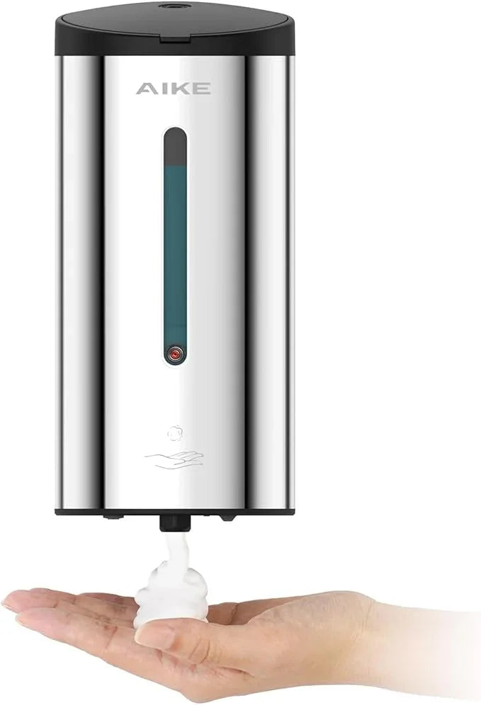 AIKE Wall Mount Automatic Foam Soap Dispenser 25 OZ Commercial Large Capacity Stainless Steel Model AK1205FA(Polished) - ModernBath