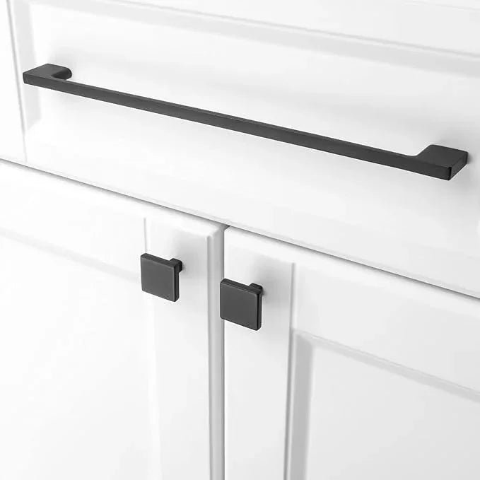 KOOFIZO 10 Pack 11-5/16 Inch Matte Black Kitchen Cabinet Pulls Black Cabinet Handles Black Cabinet Hardware for Kitchen Cabinets Drawer P01 Dresser Cupboard Bedroom Bathroom - ModernBath